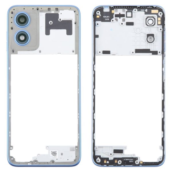 Motorola Moto G Play 2024 Original Middle Frame Bezel Plate (Blue)