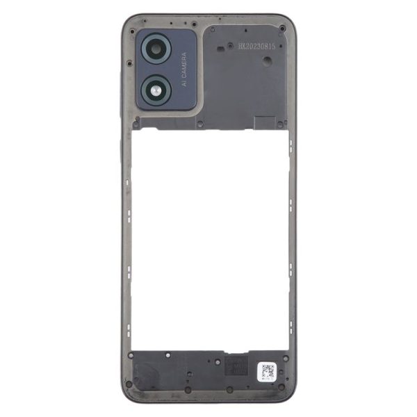 Motorola Moto E13 Original Middle Frame Bezel Plate (Black) - Image 2