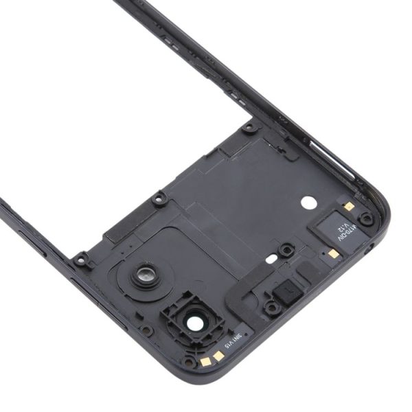 Motorola Moto E13 Original Middle Frame Bezel Plate (Black) - Image 5