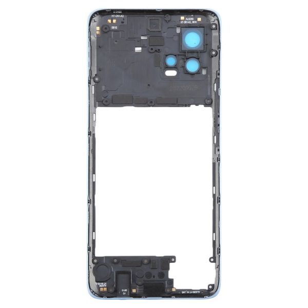 Motorola Moto G72 Original Middle Frame Bezel Plate (Blue) - Image 2