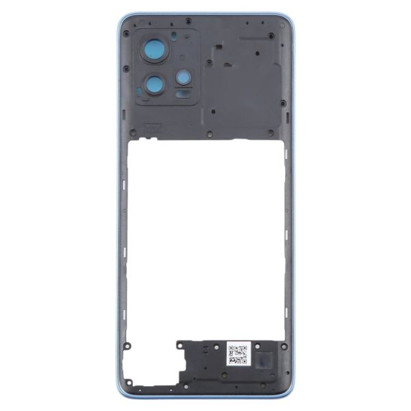 Motorola Moto G72 Original Middle Frame Bezel Plate (Blue) - Image 3