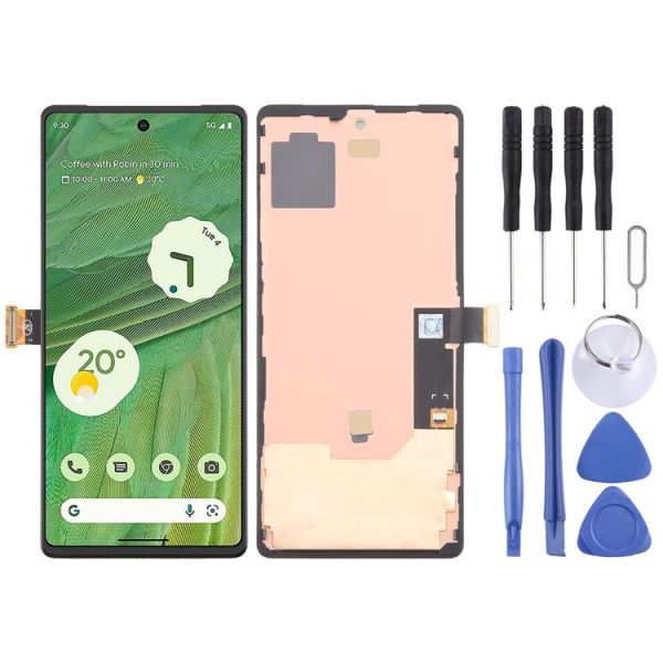 Google Pixel 7 GVU6C GQML3 GO3Z5 OLED LCD Screen Digitizer Full Assembly with Frame