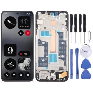 Nothing CMF Phone 1 Original OLED LCD Screen Digitizer Full Assembly with Frame (Black)
