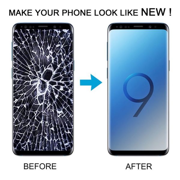 Samsung Galaxy S9 SM-G960 TFT LCD Screen Digitizer Full Assembly with Frame (Black) - Image 6