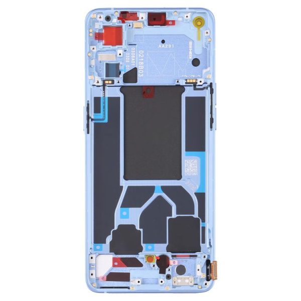 OPPO Reno7 Pro 5G Front Housing LCD Frame Bezel Plate (Blue)