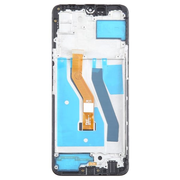 T-Mobile REVVL V+ 5G LCD Screen Digitizer Full Assembly with Frame (Black) - Image 3