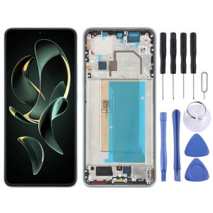 Xiaomi 13T Original AMOLED Material LCD Screen Digitizer Full Assembly with Frame (Green)