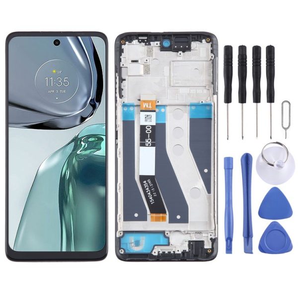 Motorola Moto G62 5G OEM LCD Screen Digitizer Full Assembly With Frame