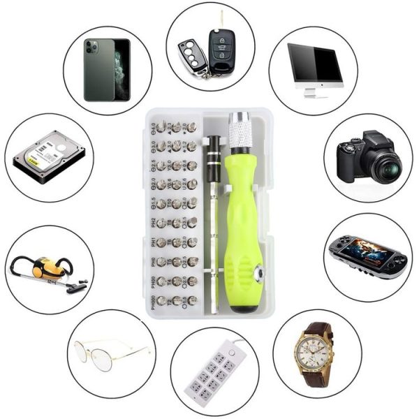 32 in 1 Multi-purpose Repair Hand Tool Screwdriver Tool Kit - Image 10