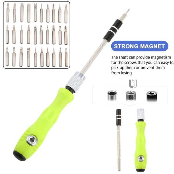 32 in 1 Multi-purpose Repair Hand Tool Screwdriver Tool Kit - Image 6