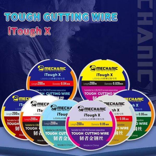 MECHANIC iTough X 200M 0.06MM LCD OLED Screen Cutting Wire - Image 11