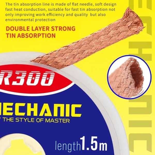 MECHANIC R300 1.5M 2.5MM Suction Tin Wire - Image 5
