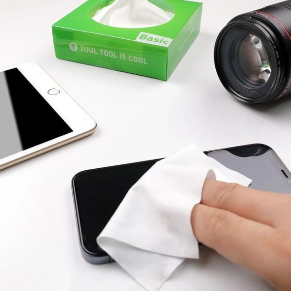 2UUL 10x10cm Microfiber Cleaning Wiper Antistatic Dust-Free Cloth - Image 4