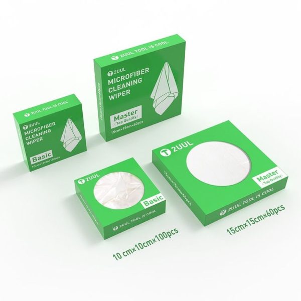 2UUL 10x10cm Microfiber Cleaning Wiper Antistatic Dust-Free Cloth - Image 7