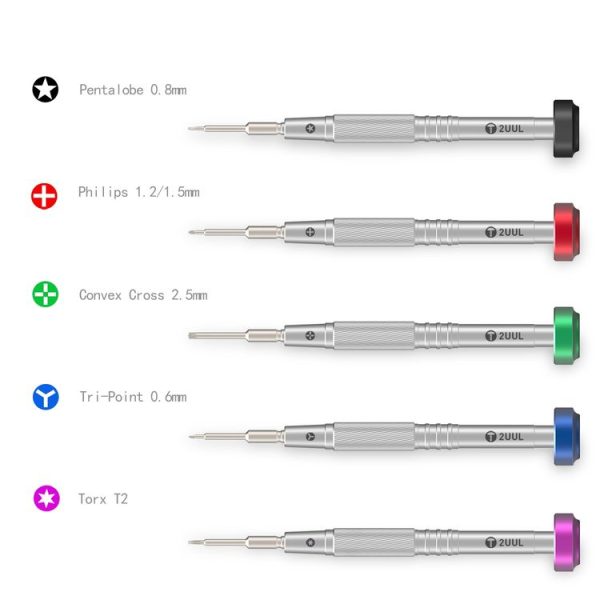 2UUL Colorful Flyshaft Screwdriver Set - Image 3