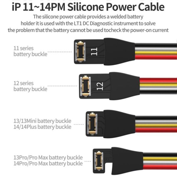 QianLi Silicone Power Cable for iPhone 11 to 14 Series - Image 4