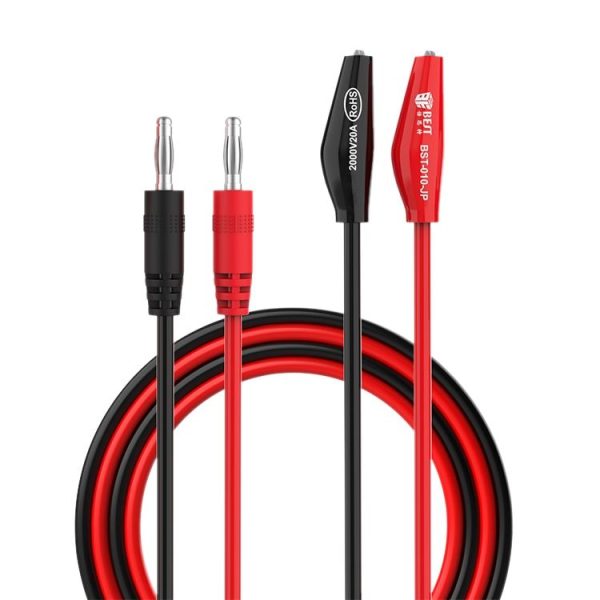 BEST BST-010-JP 2000V 20A Superconducting Alligator Clip Test Lead