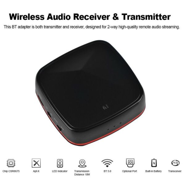 Aptx Bluetooth Transmitter Receiver Wireless Adapter Toslink / SPDIF - Image 6
