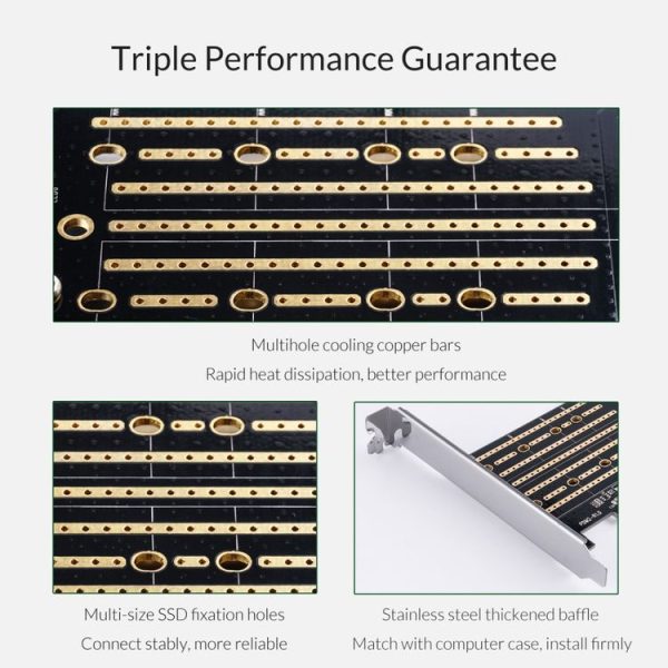 ORICO PDM2 M.2 NVME to PCI-E 3.0 X4 Expansion Card - Image 13