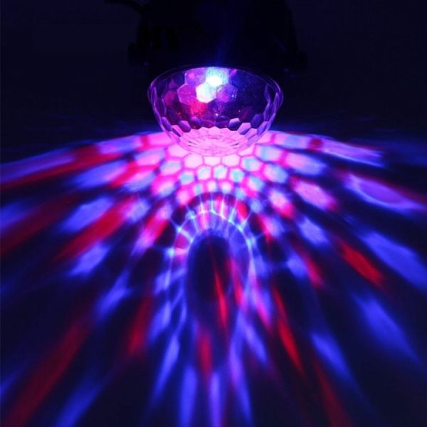 YouOKLight YK2278 3W Sound Activated Party DJ Lighting RBG Disco Ball Strobe Lamp Stage Par Light with 7 Modes, Without Remote Control - Image 14