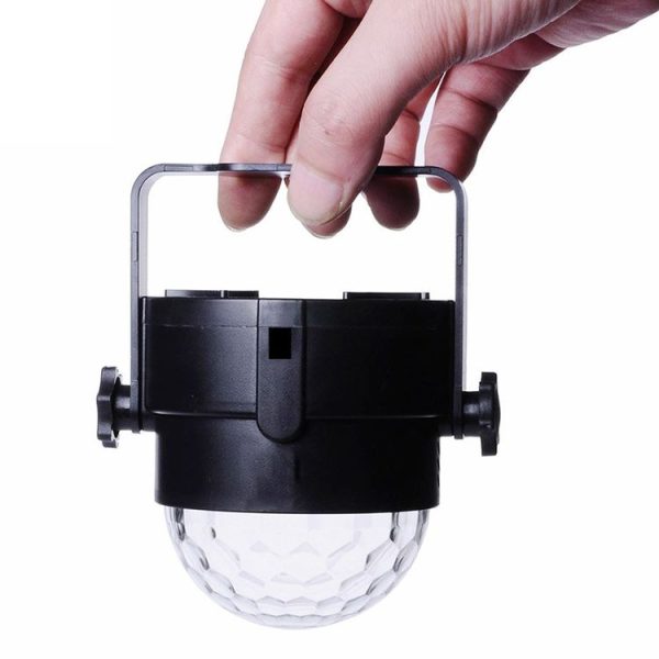 YouOKLight YK2278 3W Sound Activated Party DJ Lighting RBG Disco Ball Strobe Lamp Stage Par Light with 7 Modes, Without Remote Control - Image 2