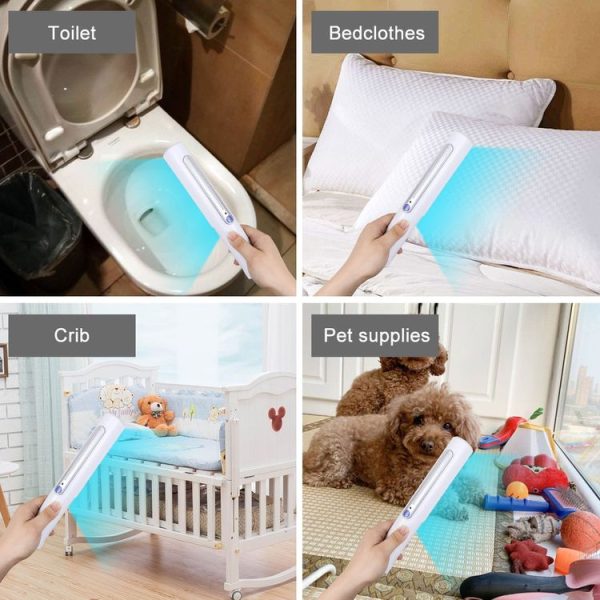 Portable Handheld 3W UV Germicidal Disinfection Lamp Personal Car Travel UV Fast Disinfection Stick - Image 14