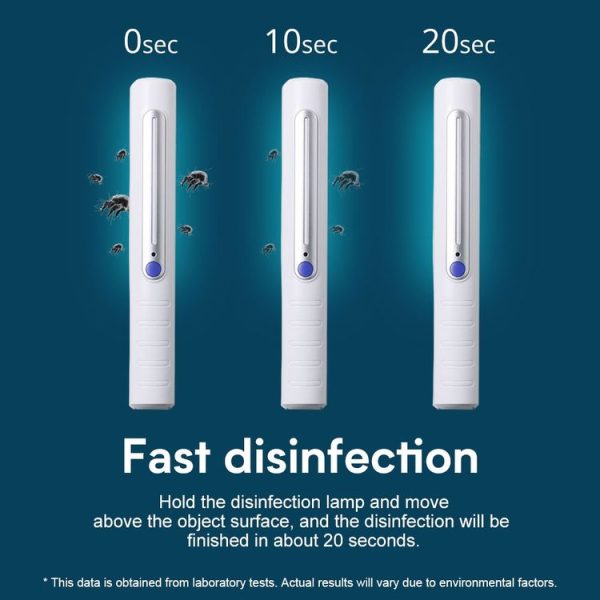 Portable Handheld 3W UV Germicidal Disinfection Lamp Personal Car Travel UV Fast Disinfection Stick - Image 6