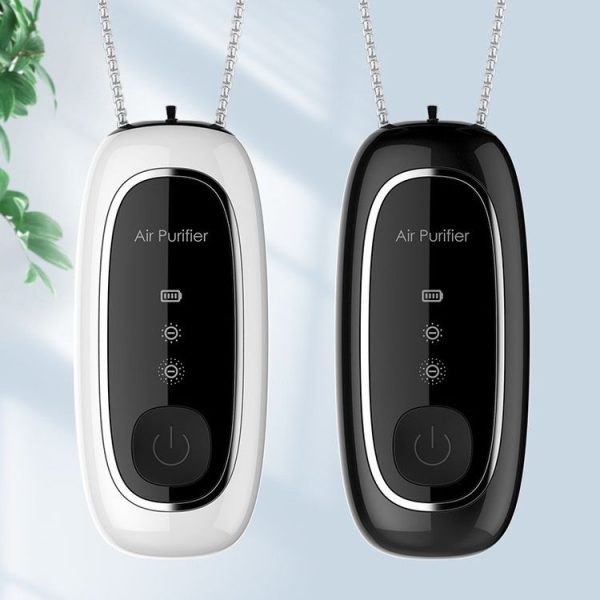 KY100A Portable Negative Ion Air Purifier Neck Hanging Air Purifier (Black) - Image 3