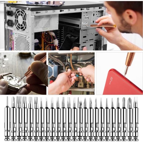 27 in 1 Magnetic Suction Portable Wallet Type Screw Driver Set Mobile Phone Tablet Maintenance Tool - Image 11