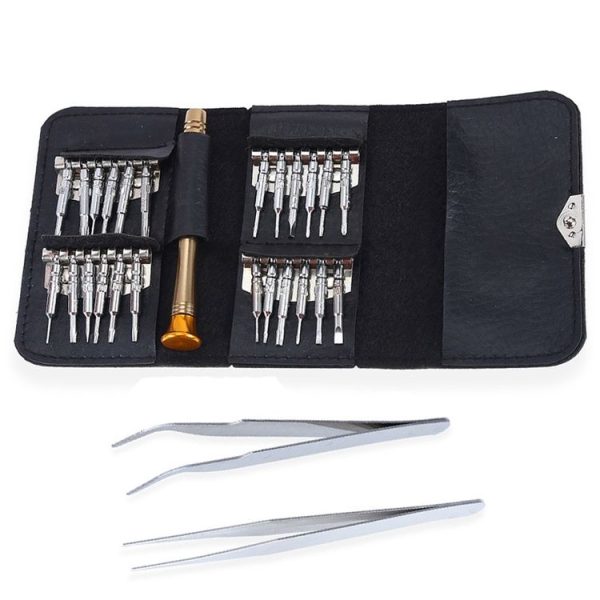 27 in 1 Magnetic Suction Portable Wallet Type Screw Driver Set Mobile Phone Tablet Maintenance Tool - Image 2