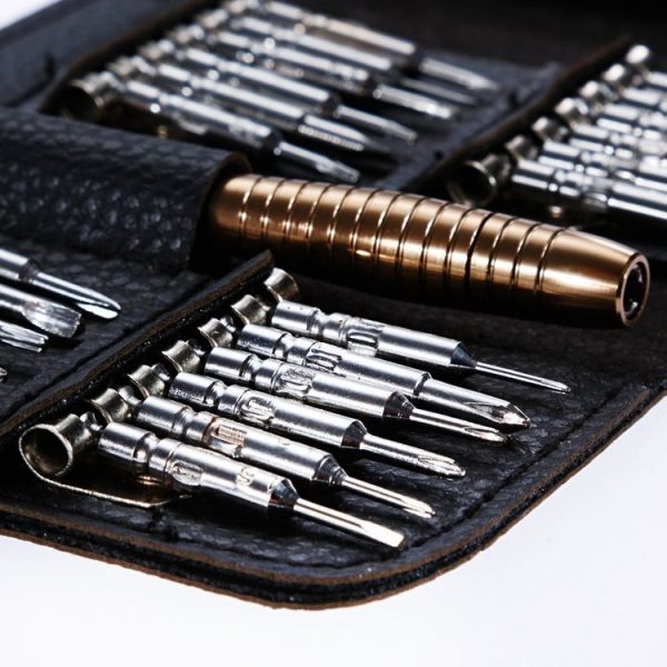27 in 1 Magnetic Suction Portable Wallet Type Screw Driver Set Mobile Phone Tablet Maintenance Tool - Image 4