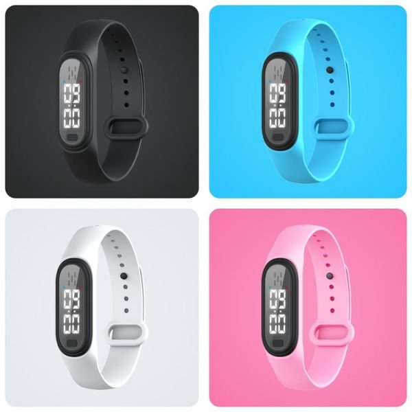 Q2 Outdoor Ultrasonic Electronic Mosquito Repellent Bracelet, Support Three-gear Mode & Time Display (White) - Image 10