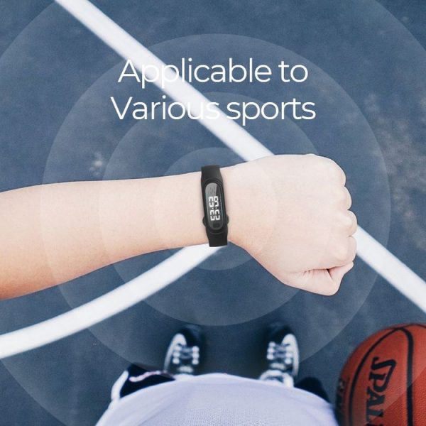 Q2 Outdoor Ultrasonic Electronic Mosquito Repellent Bracelet, Support Three-gear Mode & Time Display (White) - Image 6