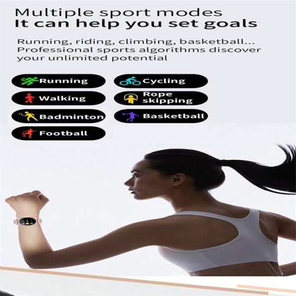 V23 1.28inch IPS Color Screen Smart Watch IP67 Waterproof, Support Heart Rate Monitoring / Blood Pressure Monitoring / Blood Oxygen Monitoring / Sleep Monitoring (Black) - Image 10