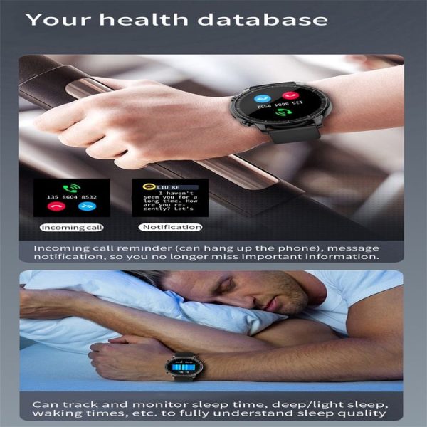 V23 1.28inch IPS Color Screen Smart Watch IP67 Waterproof, Support Heart Rate Monitoring / Blood Pressure Monitoring / Blood Oxygen Monitoring / Sleep Monitoring (Black) - Image 13
