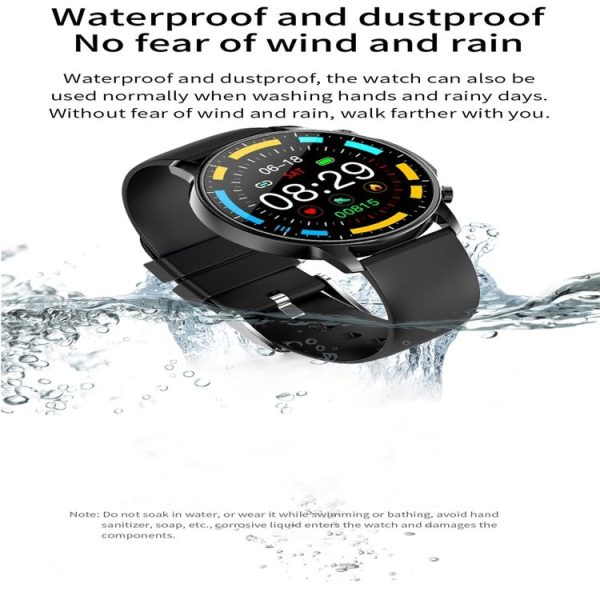 V23 1.28inch IPS Color Screen Smart Watch IP67 Waterproof, Support Heart Rate Monitoring / Blood Pressure Monitoring / Blood Oxygen Monitoring / Sleep Monitoring (Black) - Image 17