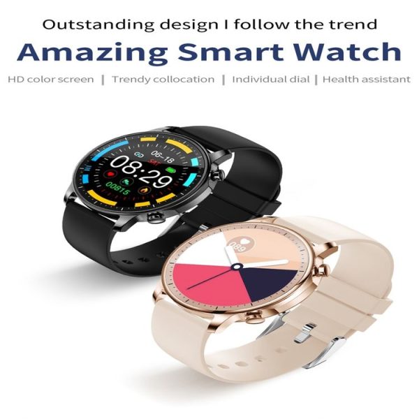 V23 1.28inch IPS Color Screen Smart Watch IP67 Waterproof, Support Heart Rate Monitoring / Blood Pressure Monitoring / Blood Oxygen Monitoring / Sleep Monitoring (Black) - Image 2