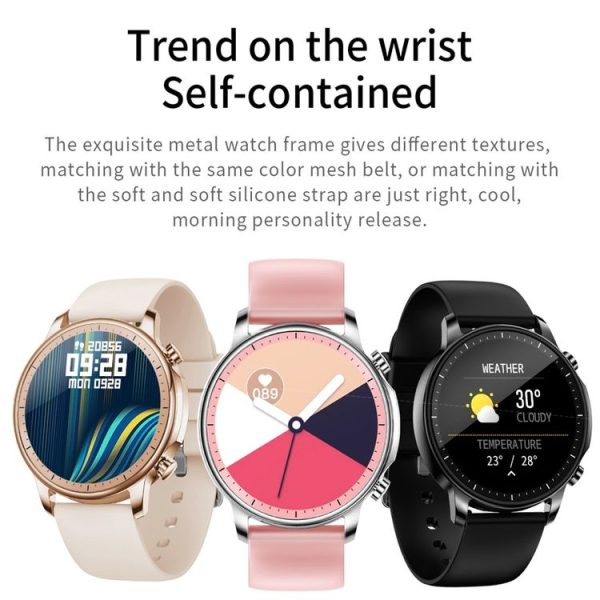 V23 1.28inch IPS Color Screen Smart Watch IP67 Waterproof, Support Heart Rate Monitoring / Blood Pressure Monitoring / Blood Oxygen Monitoring / Sleep Monitoring (Black) - Image 5