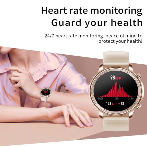 V23 1.28inch IPS Color Screen Smart Watch IP67 Waterproof, Support Heart Rate Monitoring / Blood Pressure Monitoring / Blood Oxygen Monitoring / Sleep Monitoring (Black) - Image 6