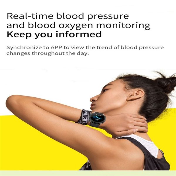 V23 1.28inch IPS Color Screen Smart Watch IP67 Waterproof, Support Heart Rate Monitoring / Blood Pressure Monitoring / Blood Oxygen Monitoring / Sleep Monitoring (Black) - Image 7
