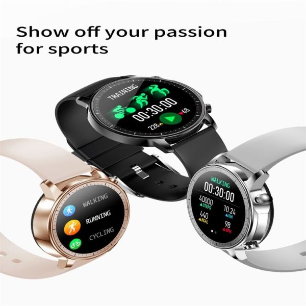 V23 1.28inch IPS Color Screen Smart Watch IP67 Waterproof, Support Heart Rate Monitoring / Blood Pressure Monitoring / Blood Oxygen Monitoring / Sleep Monitoring (Black) - Image 9