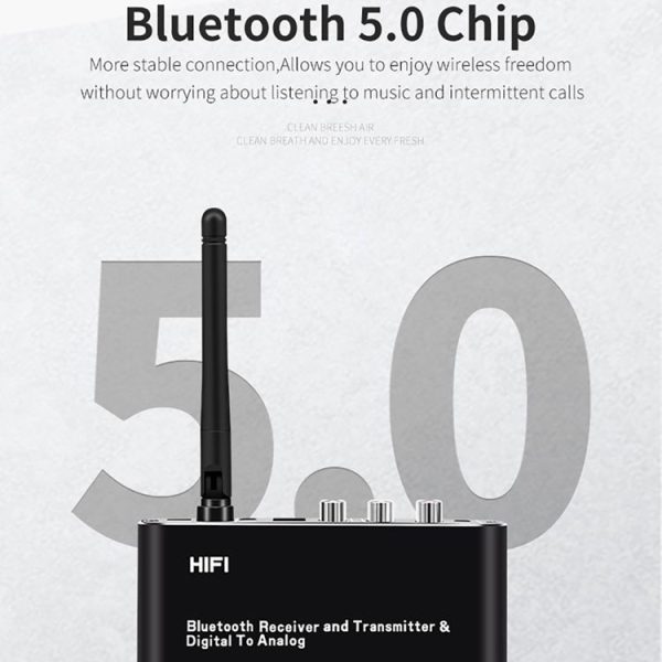ZS-SGD09 3 in 1 Digital to Analog Bluetooth 5.0 Receiver & Transmitter - Image 4