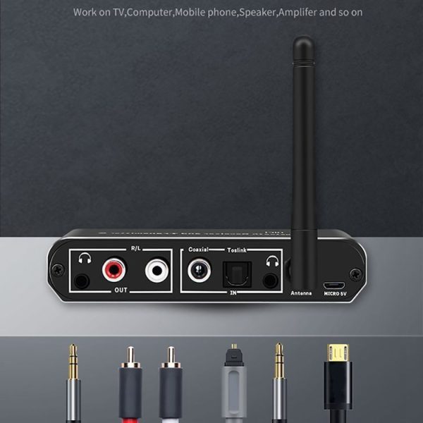 ZS-SGD09 3 in 1 Digital to Analog Bluetooth 5.0 Receiver & Transmitter - Image 6