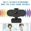 B1 4 Million Pixels 2K Resolution HD 1080P 360 Degrees Rotation Webcam with Mic & Tripod - Image 3