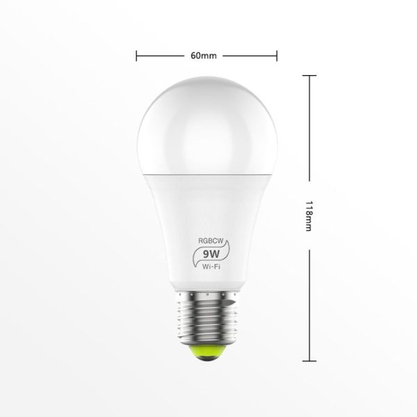 9W 220V E27 RGBCW WIFI LED Smart Bulb Wireless Smart Home Automation Light - Image 2