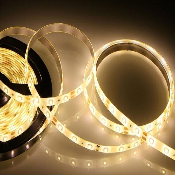 3m Wireless PIR Motion Sensor LED Strip Light 12V Smart Stair Cabinet Wall Lamp, EU plug (Warm white Light) - Image 5