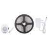 5m Wireless PIR Motion Sensor LED Strip Light 12V Smart Stair Cabinet Wall Lamp, EU plug (Warm white Light) - Image 3