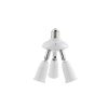 E27 to E27 Splitter Adjustable LED Light Bulb Holder Adapter Converter Socket Light Bulb Holder, type: 3 In 1