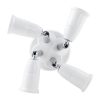 E27 to E27 Splitter Adjustable LED Light Bulb Holder Adapter Converter Socket Light Bulb Holder, type: 3 In 1 - Image 5
