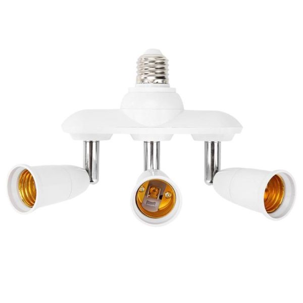1 to 4 E27 to E27 Socket Distributor Adjustable Converter E27 LED Bulb Holder (4 in 1) - Image 3